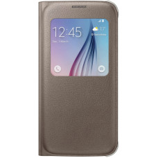 Чехол для Samsung Galaxy S6 (EF-CG920PFEGRU) S View Cover GOLD
